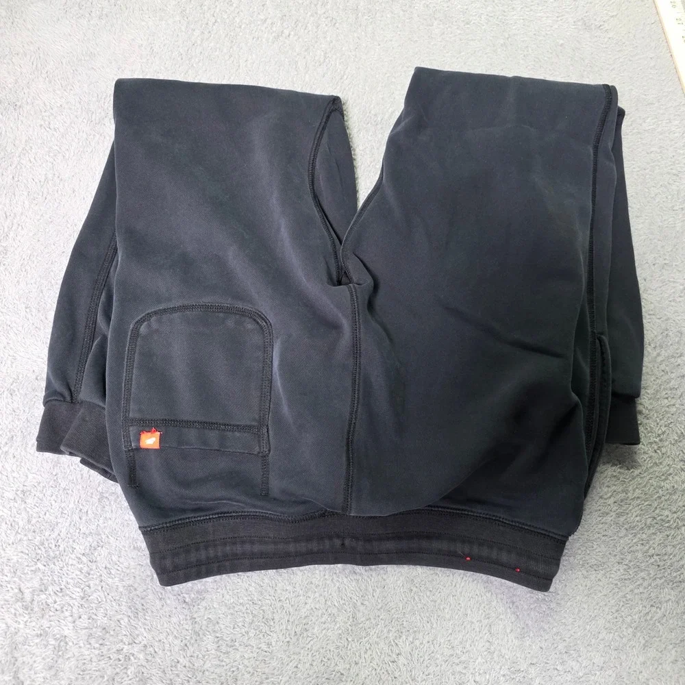 Nike Mens S Joggers Black Fleece Tapered Drawstring Sweatpants